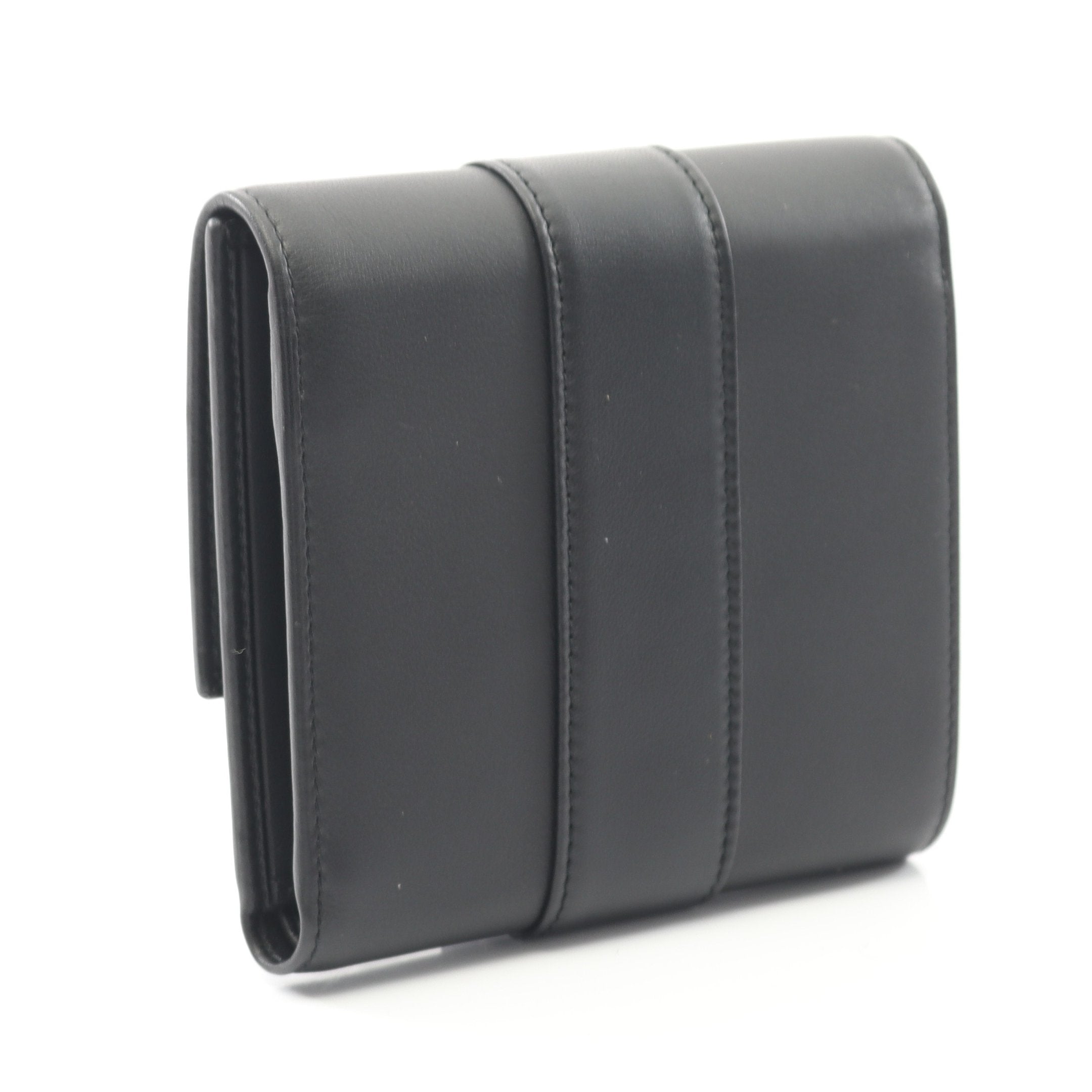 Cartier/カルティエ/トリニティ/三つ折り財布/レザー トリニティ 三つ折り財布 レザー ブラック カルティエ – RECLO