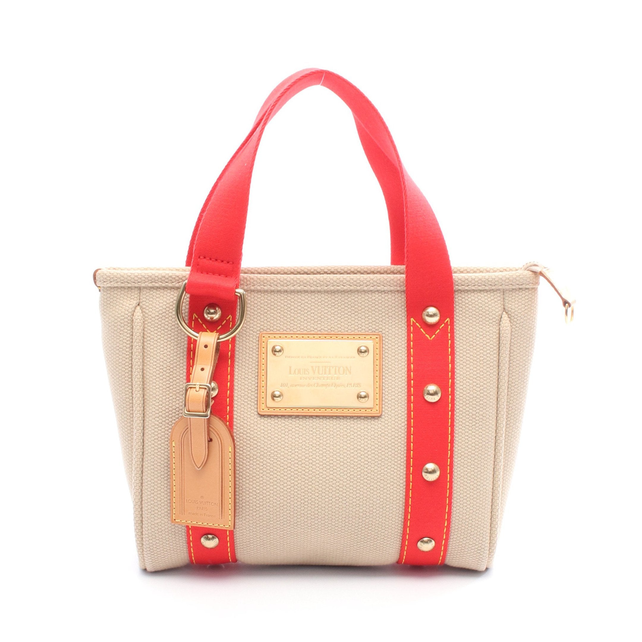 LOUIS VUITTON ルイヴィトン M40037 トート カバPM アンティグア キャンバス ハンドバッグ レッド レディース 楽天市場】LOUIS VUITTON ルイ ヴィトン アンティグア カバPM
