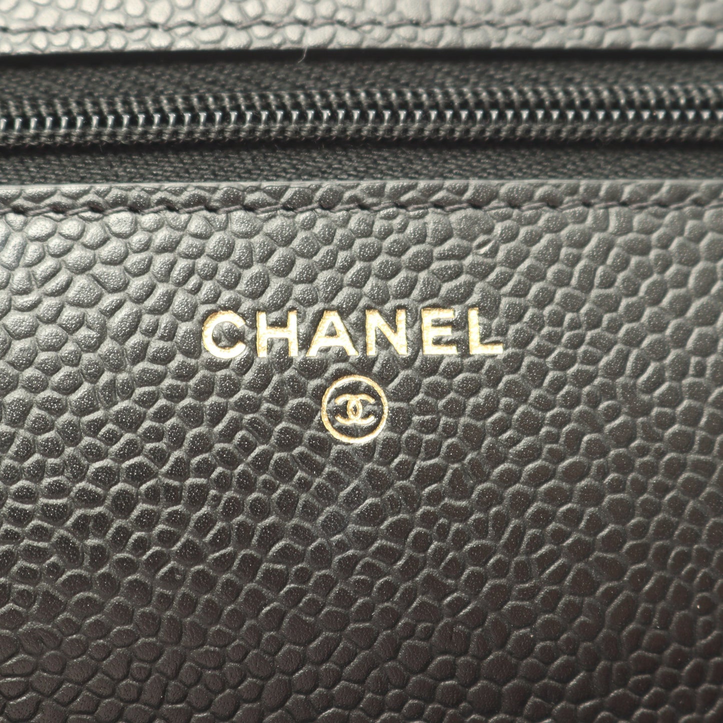 マトラッセ チェーンウォレット キャビアスキン ブラック ゴールド金具 シャネル バッグ CHANEL