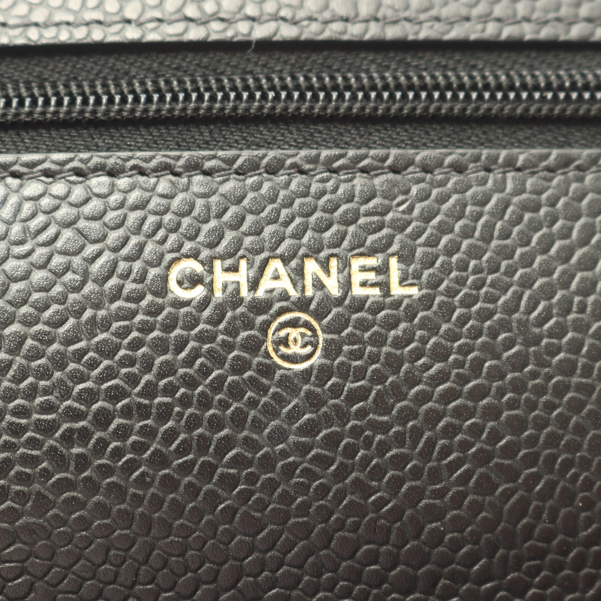 マトラッセ チェーンウォレット キャビアスキン ブラック ゴールド金具 シャネル バッグ CHANEL