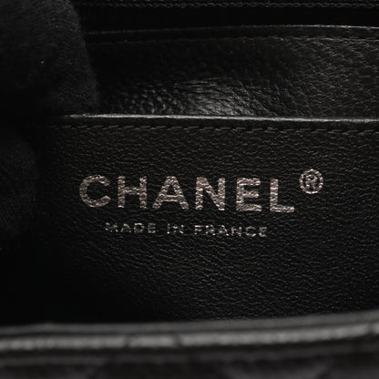 ミニマトラッセ チェーンショルダーバッグ キャビアスキン ブラック シルバー金具 シャネル バッグ CHANEL