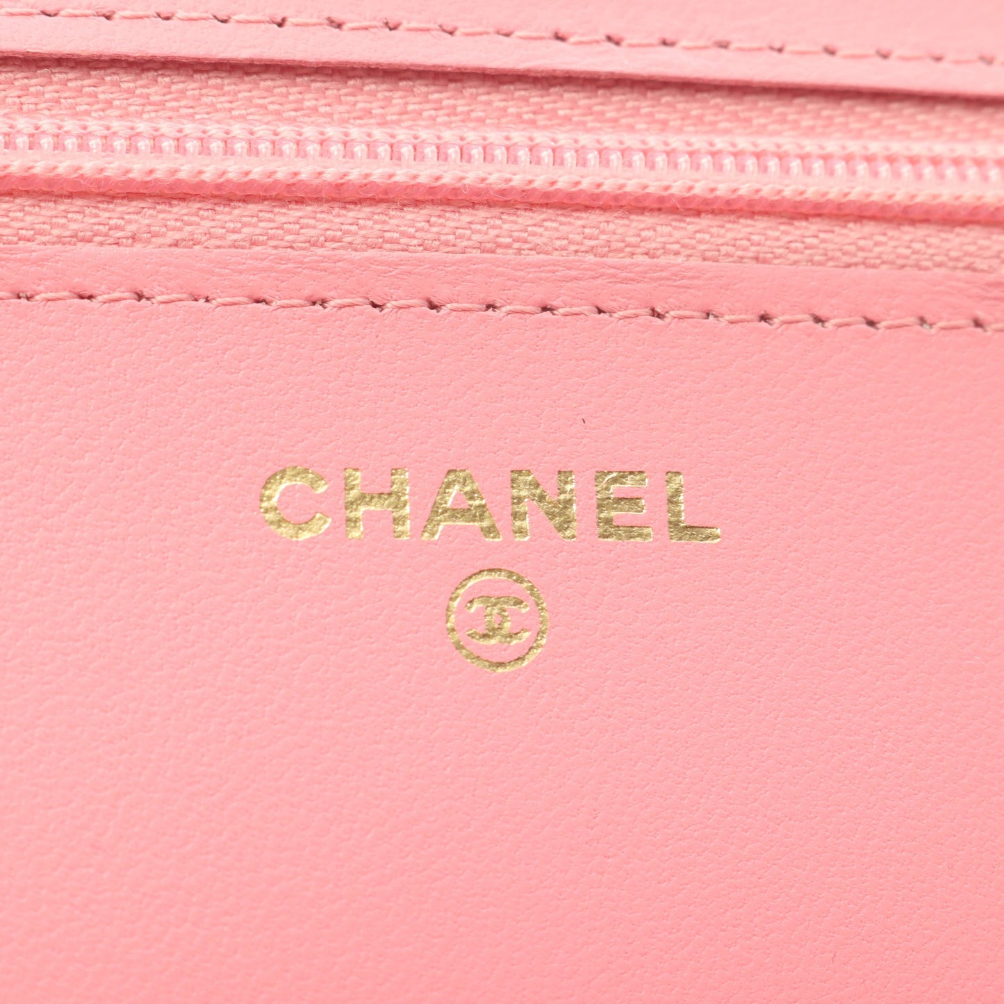 マトラッセ チェーンウォレット ラムスキン ピンク ゴールド金具 シャネル バッグ CHANEL