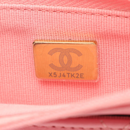 マトラッセ チェーンウォレット ラムスキン ピンク ゴールド金具 シャネル バッグ CHANEL