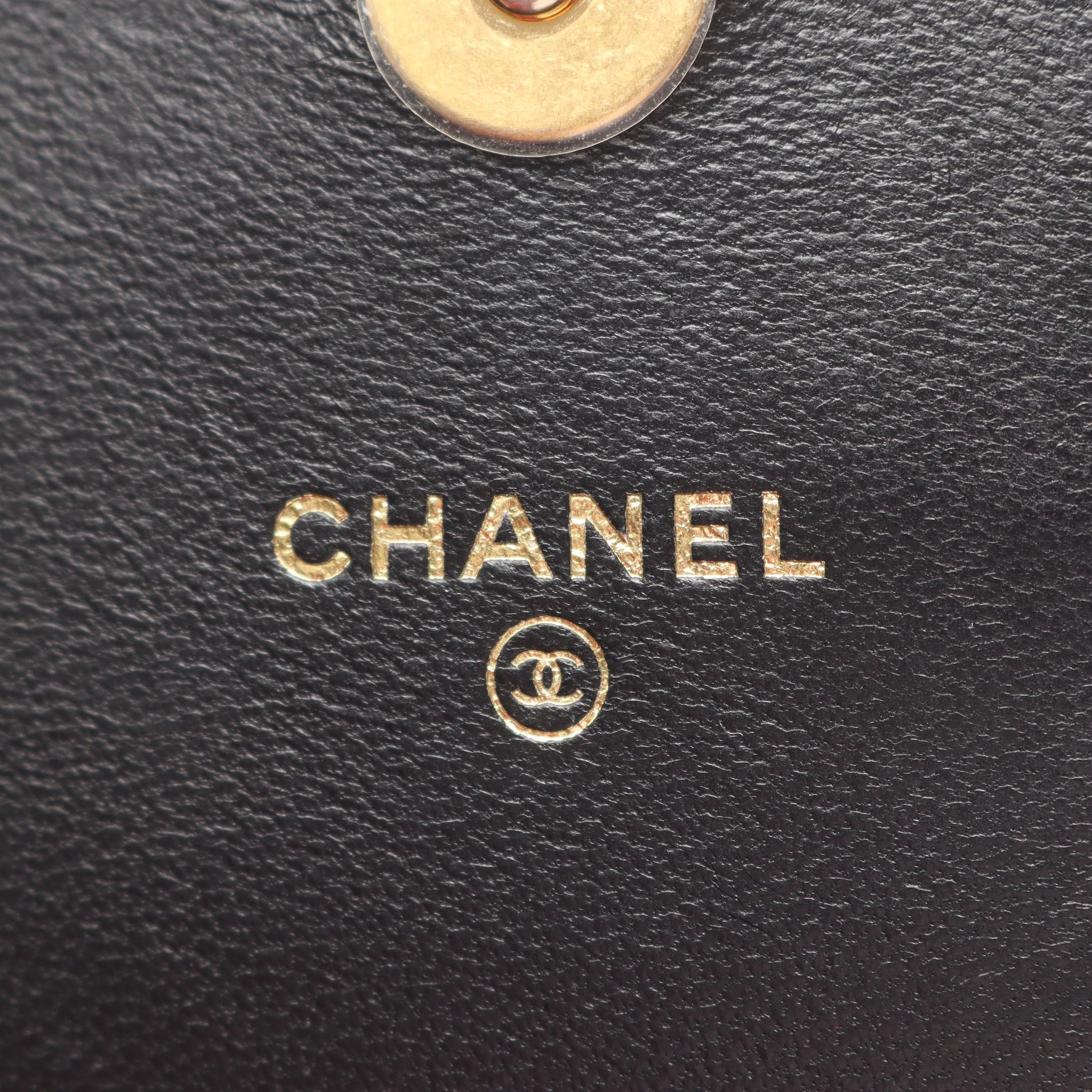 マトラッセ チェーンウォレット ラムスキン ブラック コンビ金具 シャネル バッグ CHANEL