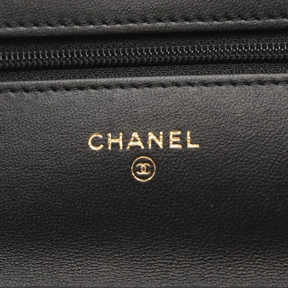 マトラッセ チェーンショルダーバッグ ベロア ブラック ゴールド金具 ラインストーン シャネル バッグ CHANEL