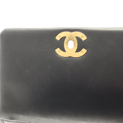 CHANEL19 チェーンショルダーバッグ ラムスキン ブラック ゴールド金具 シャネル バッグ CHANEL