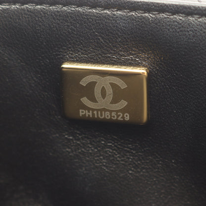 CHANEL19 チェーンショルダーバッグ ラムスキン ブラック ゴールド金具 シャネル バッグ CHANEL