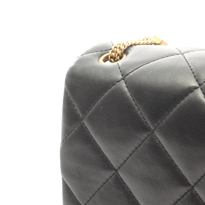 CHANEL19 チェーンショルダーバッグ ラムスキン ブラック ゴールド金具 シャネル バッグ CHANEL