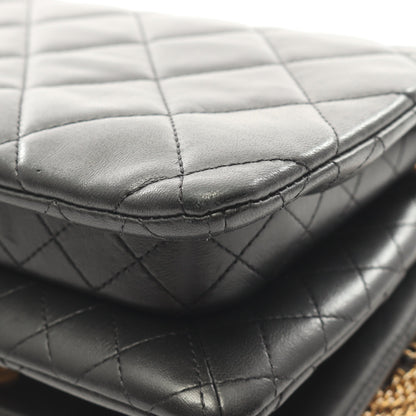 CHANEL19 チェーンショルダーバッグ ラムスキン ブラック ゴールド金具 シャネル バッグ CHANEL
