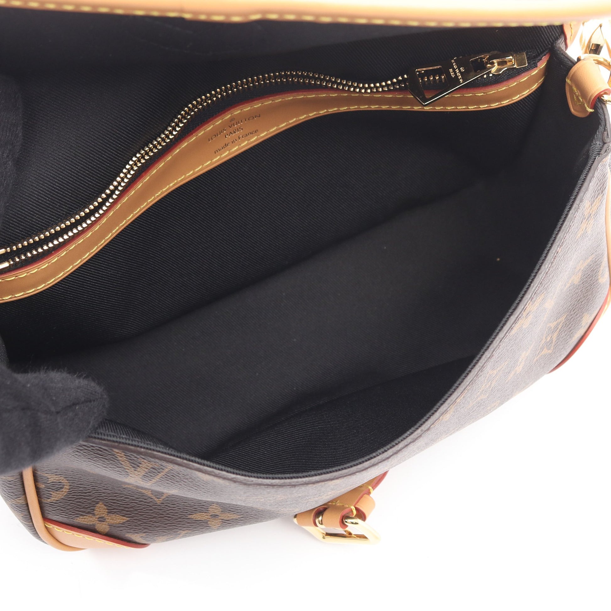 ディアヌ NM PM モノグラム ショルダーバッグ PVC レザー ブラウン ルイヴィトン バッグ LOUIS VUITTON