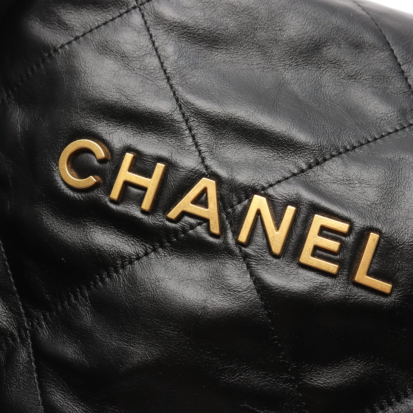 シャネル 22 ラージ バックパック リュックサック レザー ブラック ゴールド金具 シャネル バッグ CHANEL