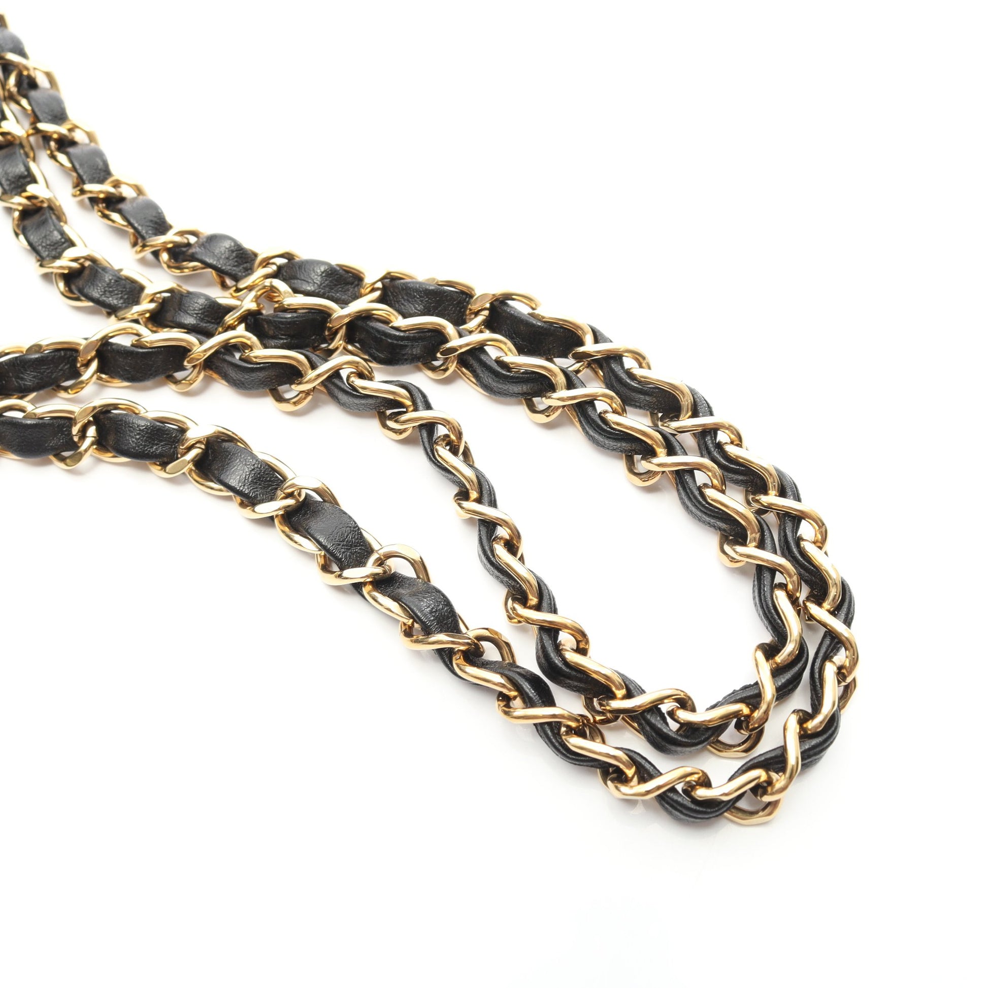 マトラッセ Wフラップ Wチェーンショルダーバッグ ラムスキン ブラック ゴールド金具 シャネル バッグ CHANEL