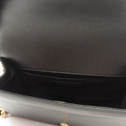 ボーイシャネル チェーンショルダーバッグ キャビアスキン ブラック ゴールド金具 シャネル バッグ CHANEL