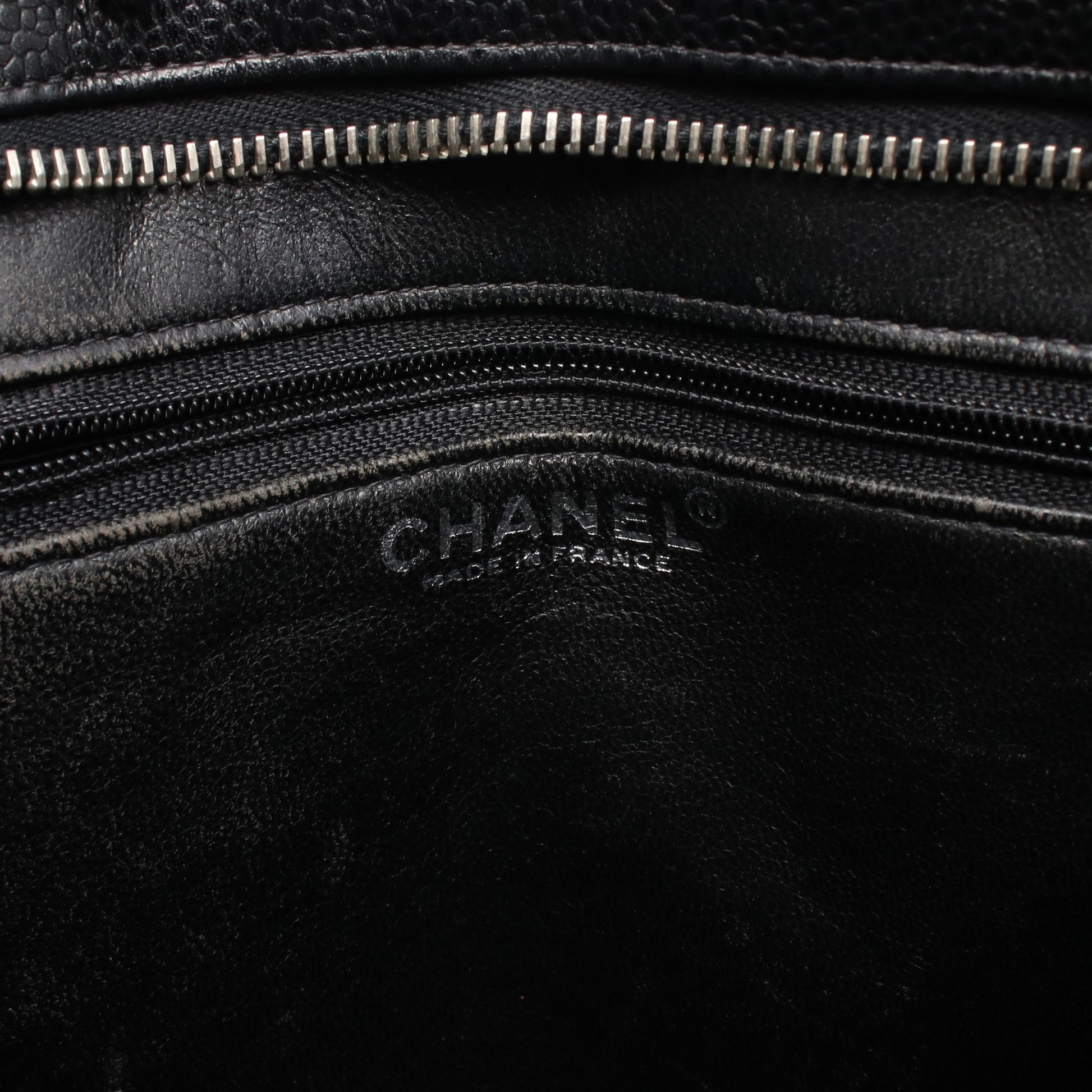 復刻トート ハンドバッグ トートバッグ キャビアスキン ブラック シルバー金具 シャネル バッグ CHANEL