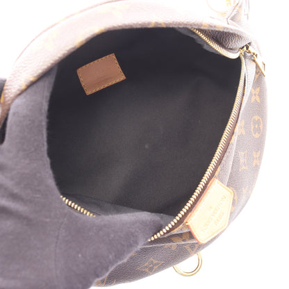 バムバッグ モノグラム ボディバッグ ウエストバッグ PVC レザー ブラウン ルイヴィトン バッグ LOUIS VUITTON