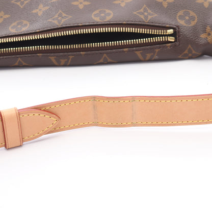 バムバッグ モノグラム ボディバッグ ウエストバッグ PVC レザー ブラウン ルイヴィトン バッグ LOUIS VUITTON