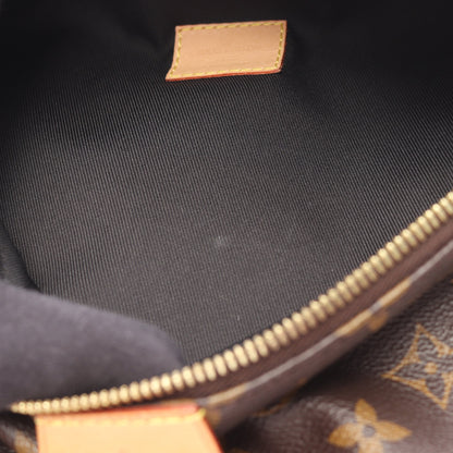 バムバッグ モノグラム ボディバッグ ウエストバッグ PVC レザー ブラウン ルイヴィトン バッグ LOUIS VUITTON