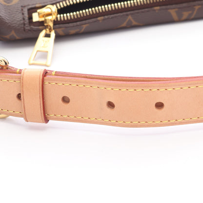 バムバッグ モノグラム ボディバッグ ウエストバッグ PVC レザー ブラウン ルイヴィトン バッグ LOUIS VUITTON