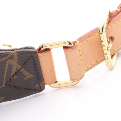 バムバッグ モノグラム ボディバッグ ウエストバッグ PVC レザー ブラウン ルイヴィトン バッグ LOUIS VUITTON