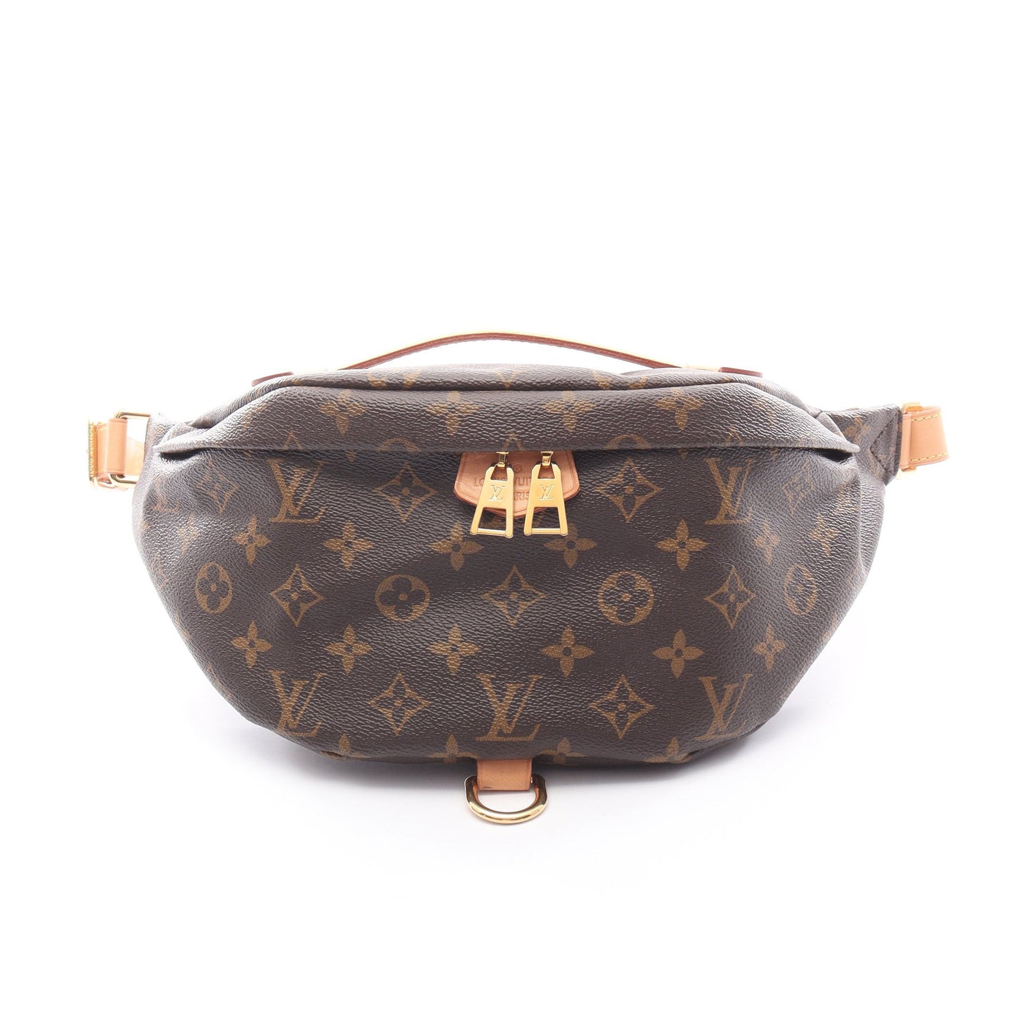 バムバッグ モノグラム ボディバッグ ウエストバッグ PVC レザー ブラウン ルイヴィトン バッグ LOUIS VUITTON