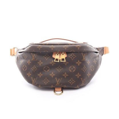 バムバッグ モノグラム ボディバッグ ウエストバッグ PVC レザー ブラウン ルイヴィトン バッグ LOUIS VUITTON