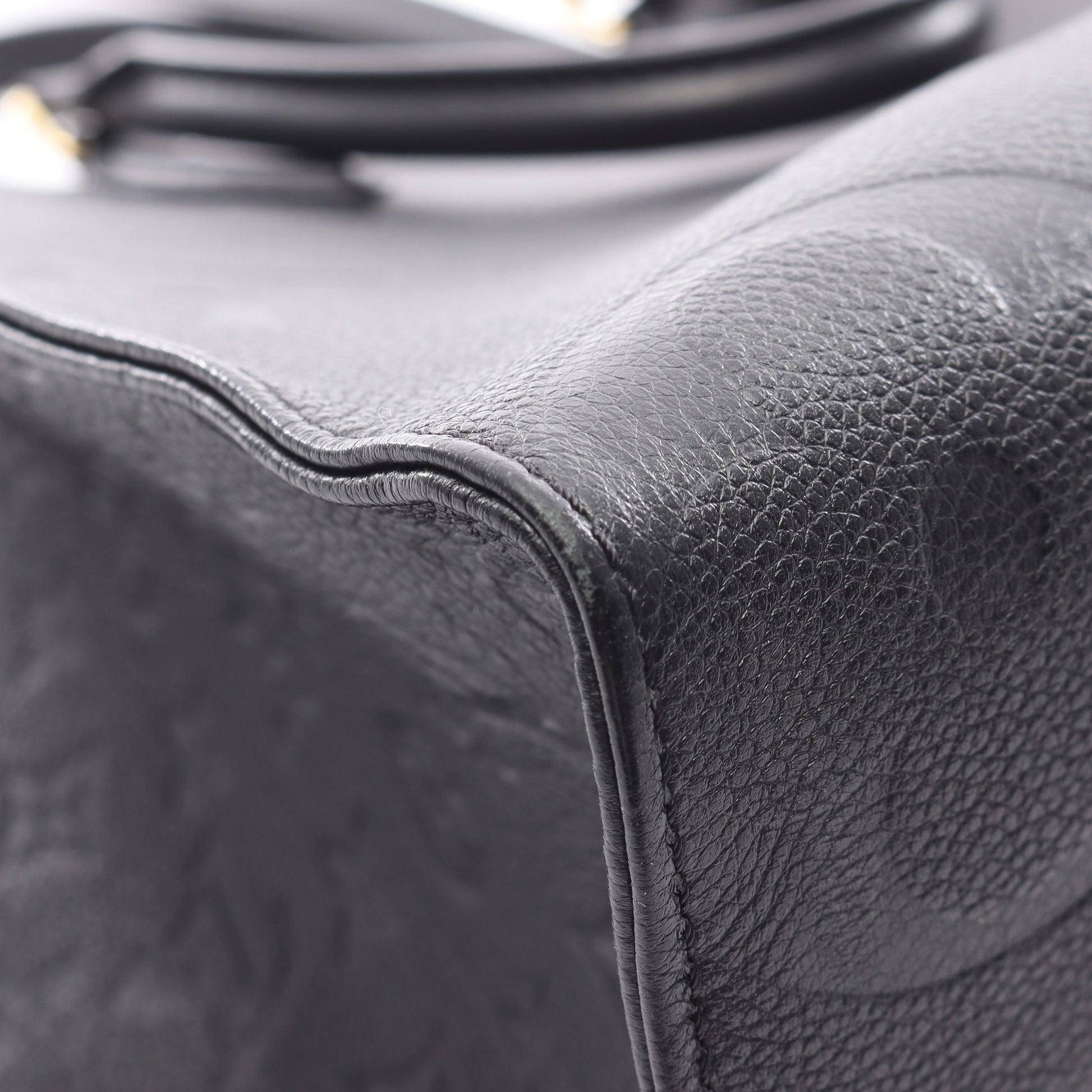 オンザゴーMM モノグラムアンプラント ノワール ショルダーバッグ トートバッグ レザー ブラック ルイヴィトン バッグ LOUIS VUITTON