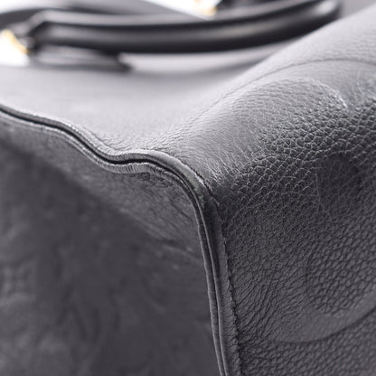 オンザゴーMM モノグラムアンプラント ノワール ショルダーバッグ トートバッグ レザー ブラック ルイヴィトン バッグ LOUIS VUITTON