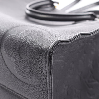 オンザゴーMM モノグラムアンプラント ノワール ショルダーバッグ トートバッグ レザー ブラック ルイヴィトン バッグ LOUIS VUITTON
