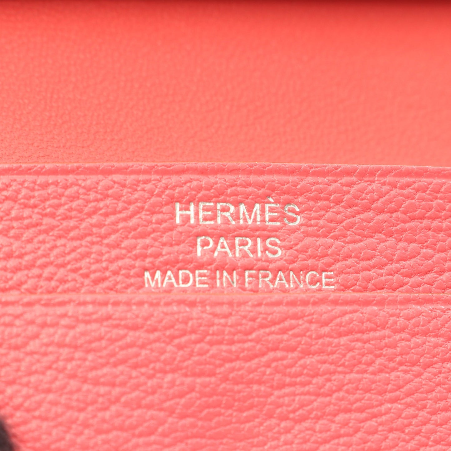 ベアンミニ ローズアザレ カードケース シェーブル ピンク シルバー金具 X刻印 エルメス 財布・小物 HERMES