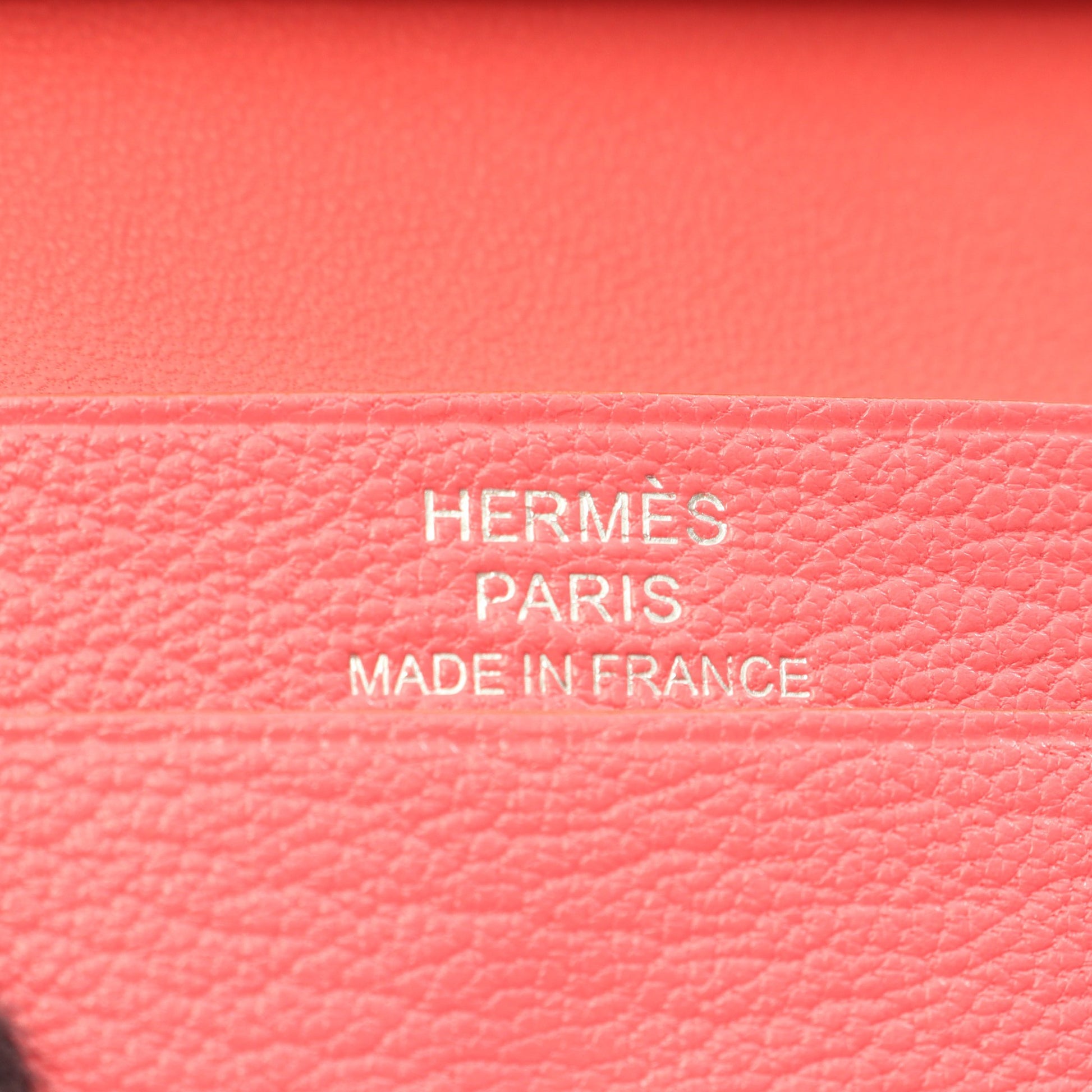ベアンミニ ローズアザレ カードケース シェーブル ピンク シルバー金具 X刻印 エルメス 財布・小物 HERMES
