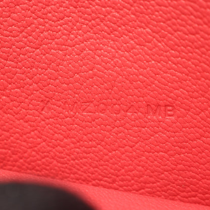 ベアンミニ ローズアザレ カードケース シェーブル ピンク シルバー金具 X刻印 エルメス 財布・小物 HERMES