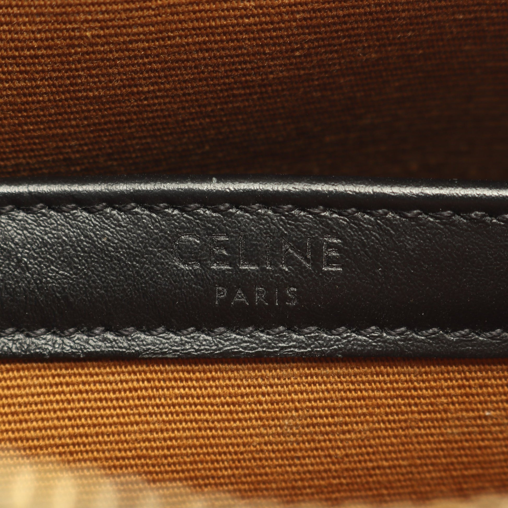 トリオンフ ミディアム メッセンジャーバッグ ショルダーバッグ PVC レザー ブラック ブラウン セリーヌ バッグ CELINE