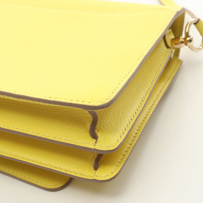 ロウリス ミニ ライム ショルダーバッグ エバーカラー イエロー ゴールド金具 Y刻印 エルメス バッグ HERMES