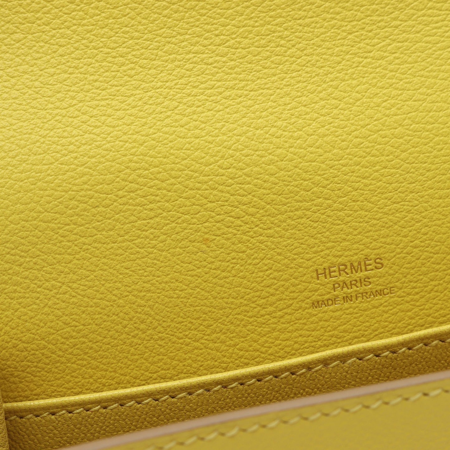 ロウリス ミニ ライム ショルダーバッグ エバーカラー イエロー ゴールド金具 Y刻印 エルメス バッグ HERMES