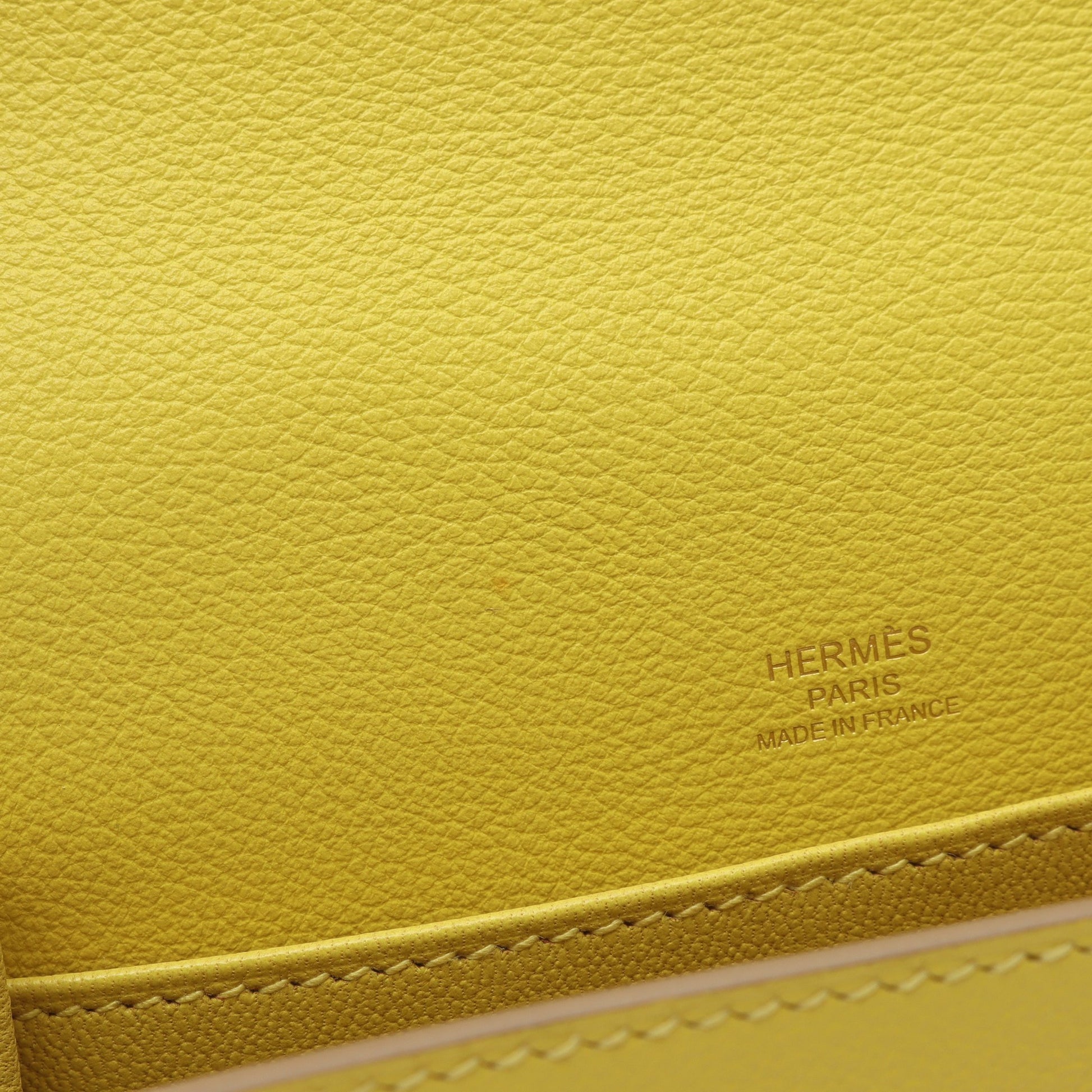 ロウリス ミニ ライム ショルダーバッグ エバーカラー イエロー ゴールド金具 Y刻印 エルメス バッグ HERMES