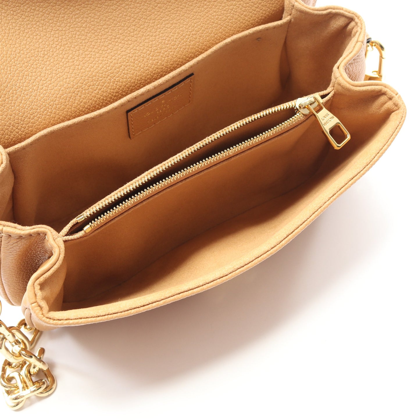 ポシェットメティス EW モノグラムアンプラント アリゾナ クレーム ハンドバッグ レザー ベージュ 2WAY ルイヴィトン バッグ LOUIS VUITTON