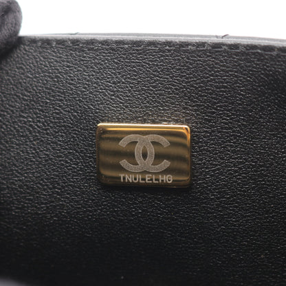ミニマトラッセ20 チェーンショルダーバッグ ラムスキン ブラック シルバー金具 シャネル バッグ CHANEL