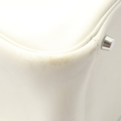 リンディ34 ショルダーバッグ ヴォースイフト ホワイト シルバー金具 □K刻印 エルメス バッグ HERMES