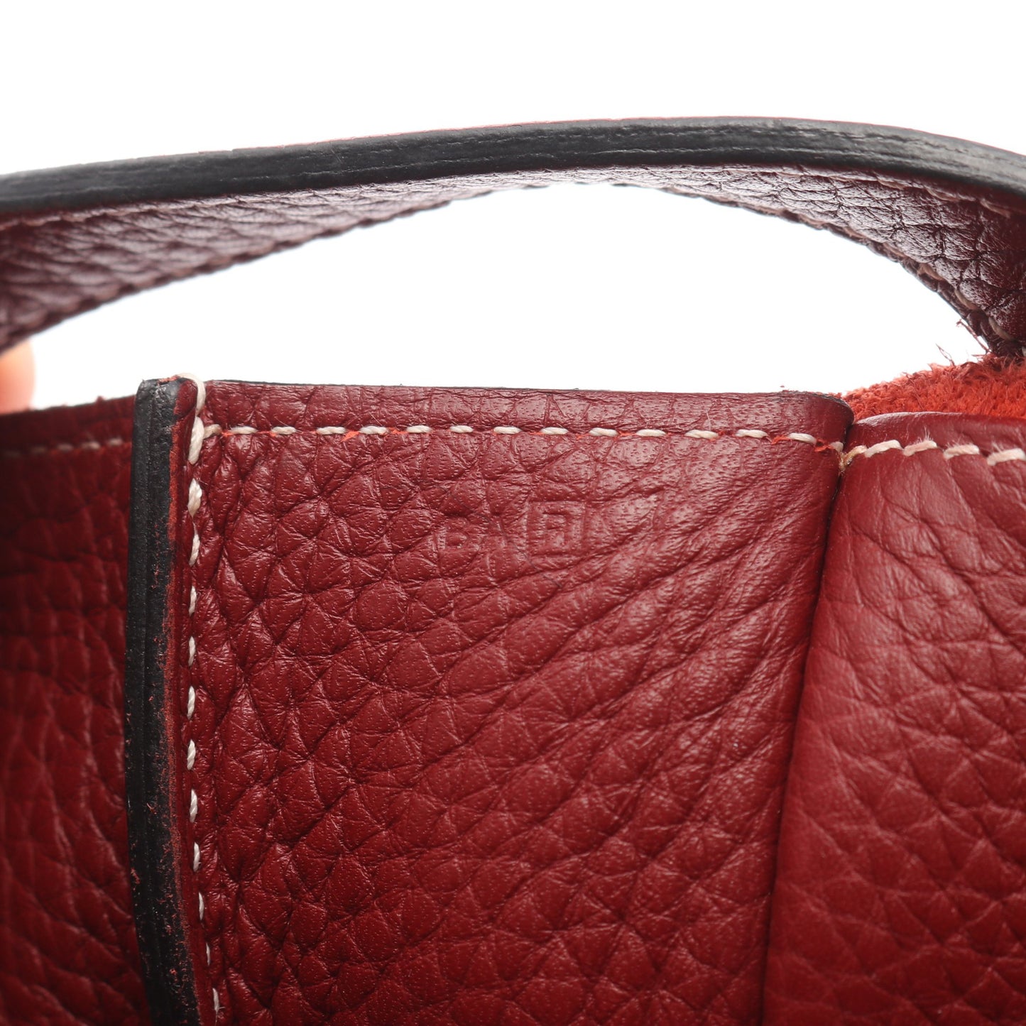 アルザン31 ルージュアッシュ ハンドバッグ トリヨンクレマンス レッド シルバー金具 2WAY □R刻印 エルメス バッグ HERMES