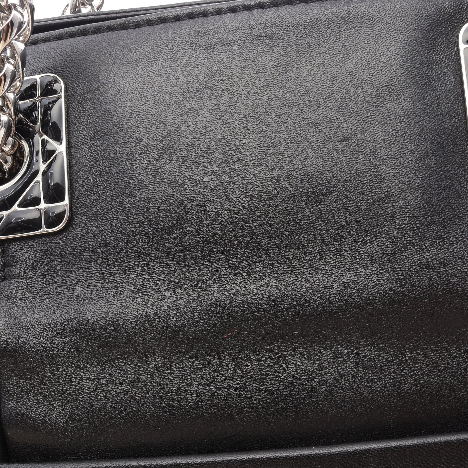グランヴィル チェーンショルダーバッグ チェーントートバッグ レザー ブラック クリスチャンディオール バッグ Christian Dior