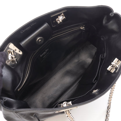 グランヴィル チェーンショルダーバッグ チェーントートバッグ レザー ブラック クリスチャンディオール バッグ Christian Dior