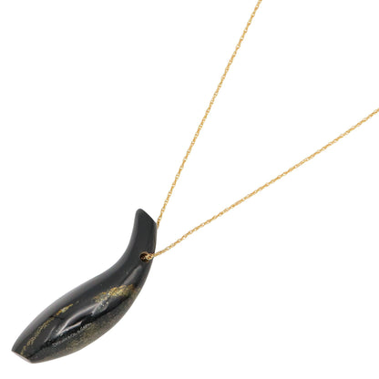 モリオン フランク ゲ-リー フィッシュ ネックレス ネックレス K18YG モリオン ブラック イエローゴールド ティファニー アクセサリー TIFFANY & Co.