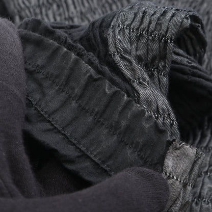 シャツ コットン ブルー ダークグレー ブラック 配色切替 イッセイミヤケ トップス ISSEY MIYAKE