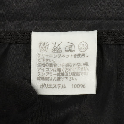 ファスナーデザイン 変形 トレンチコート ポリエスエル ブラック イッセイミヤケ アウター ISSEY MIYAKE