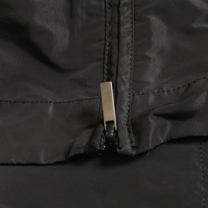 ファスナーデザイン 変形 トレンチコート ポリエスエル ブラック イッセイミヤケ アウター ISSEY MIYAKE