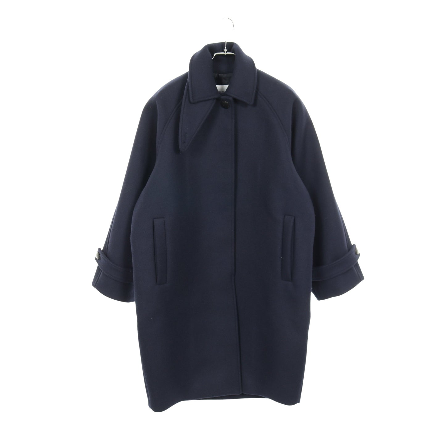 コート ウール ネイビー サルヴァトーレフェラガモ アウター Salvatore Ferragamo