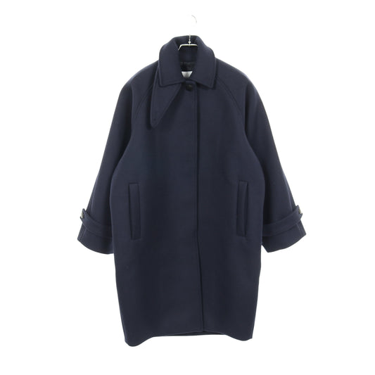 コート ウール ネイビー サルヴァトーレフェラガモ アウター Salvatore Ferragamo