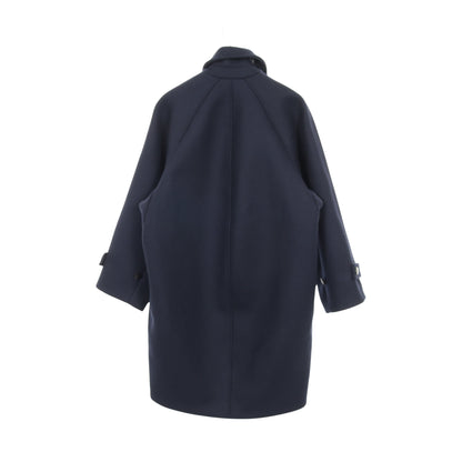 コート ウール ネイビー サルヴァトーレフェラガモ アウター Salvatore Ferragamo
