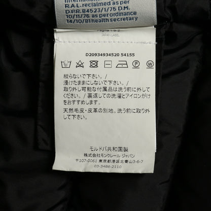 HIRONDELLE ダウンコート ナイロン ブラック モンクレール アウター MONCLER