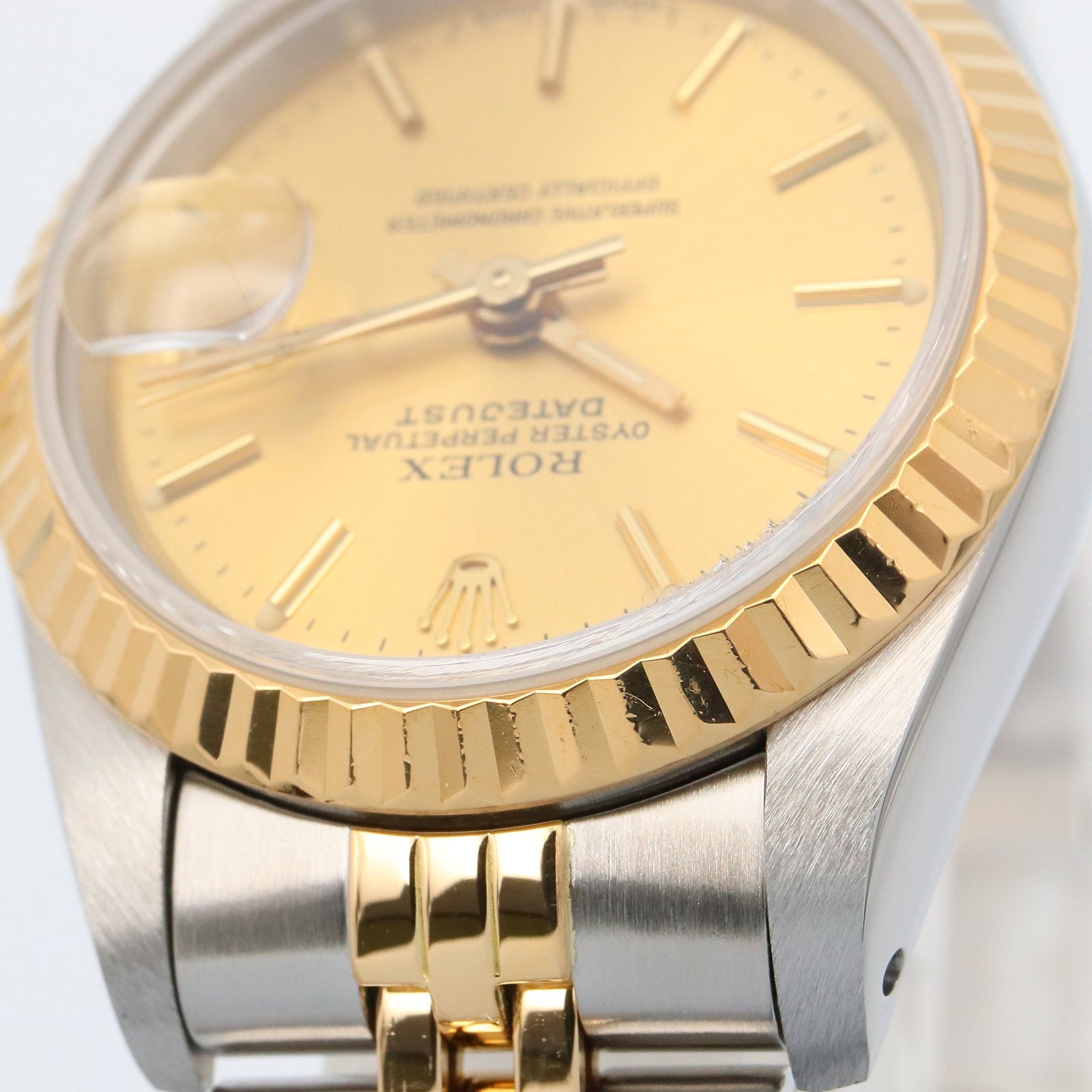 デイトジャスト R番 レディース 腕時計 自動巻き K18（イエロー